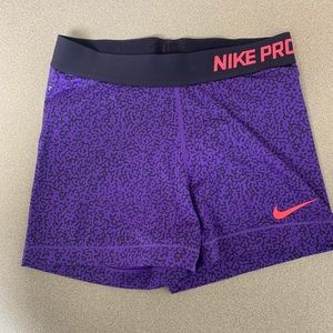 Nike pro spandex shorts